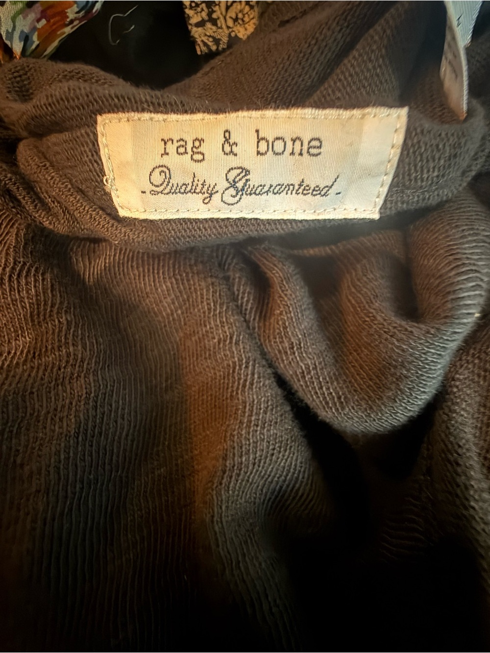 NWT. Rag & Bone. Black classic Long Sleeve Tee. Size XS. - Picture 11 of 14